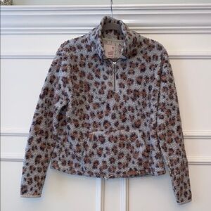 SO Gray and Brown Teddy Jacket